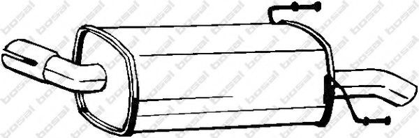 Глушник, задня частина BOSAL 185197