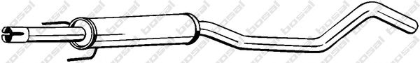Глушник передня частина BOSAL 285957