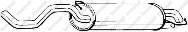 Глушник задня частина  BOSAL 279399