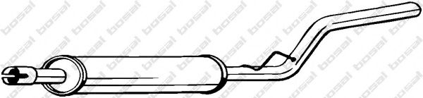 Глушник передній резонатор BOSAL 278337