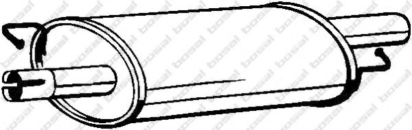 Глушник передня частина BOSAL 233577
