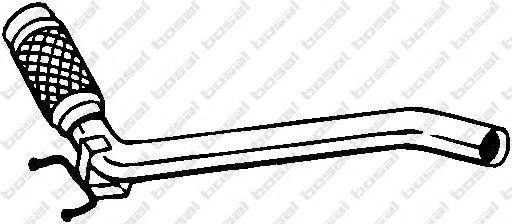 Глушник, передня частина BOSAL 800201