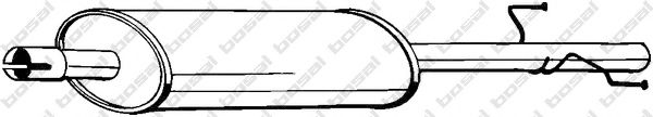 Глушник передня частина BOSAL 279347