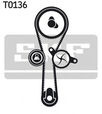 Ремкомплект ГРМ  SKF VKMA06010