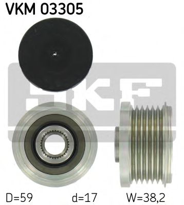 Обгінна муфта генератора SKF VKM03305