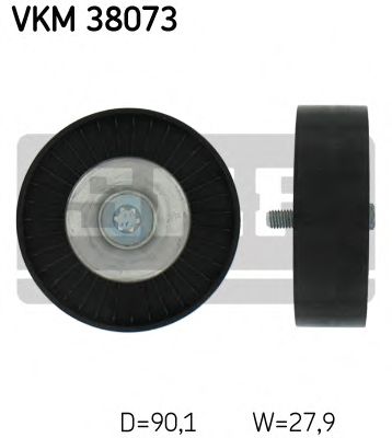 Натяжний ролик поліклинового ременя SKF VKM38073