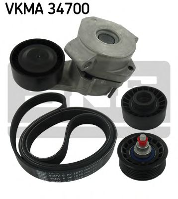 Комплект ременів поліклинових  SKF VKMA34700