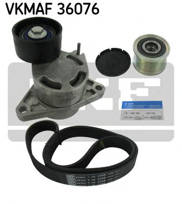 Комплект ременів поліклинових  SKF VKMAF36076