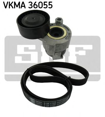 Полікліновий ременний комплект  SKF VKMA36055