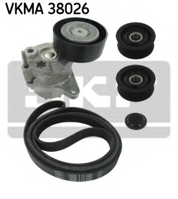 Комплект ременів поліклинових  SKF VKMA38026