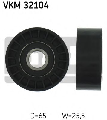 Ролик обвідний поліклінового ременя  SKF VKM32104