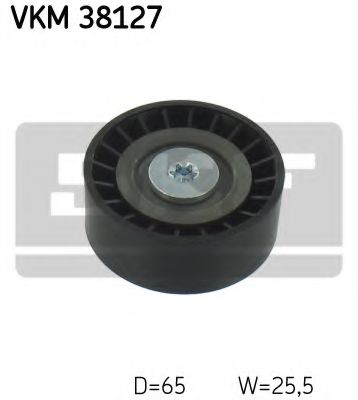 Ролик обвідний поліклінового ременя  SKF VKM38127