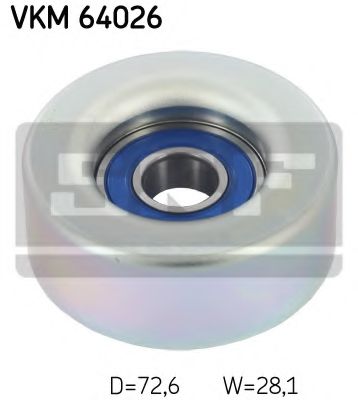 Ролик натяжний ременя поліклинового SKF VKM64026