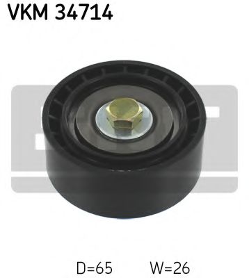 Ведучий ролик поліклінового ременя  SKF VKM34714