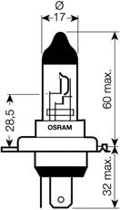Автомобiльна лампа OSRAM 64185