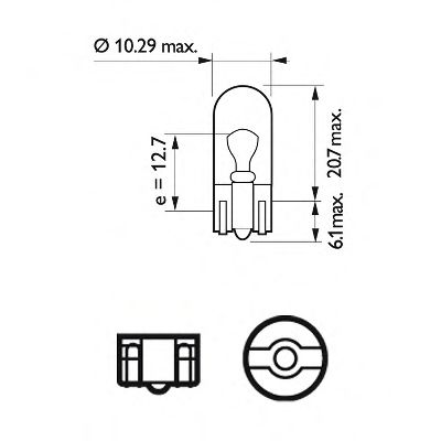 Авто лампа PHILIPS 12961LLECOCP