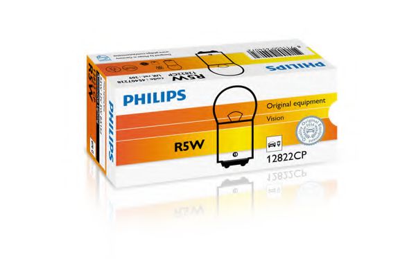 Автомобiльна лампа: 12 [В] R5W Vision 5W цоколь BA15d PHILIPS 12822CP