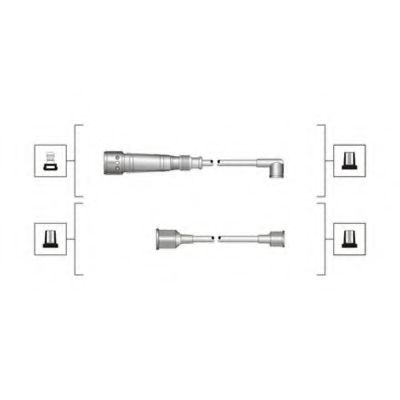 Комплект дротів запалювання  MAGNETI MARELLI 941319170011