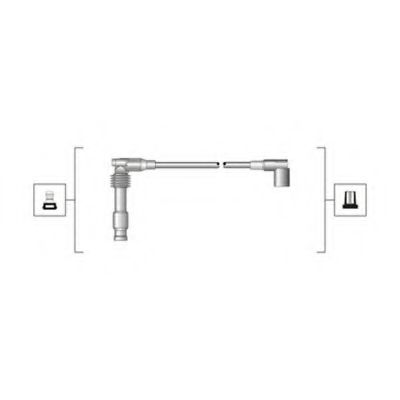 Комплект дротів запалювання (MSQ0014) MAGNETI MARELLI 941319170014