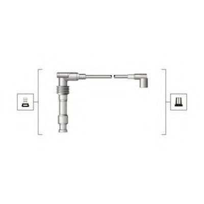 Комплект дротів запалювання (MSQ0015) MAGNETI MARELLI 941319170015