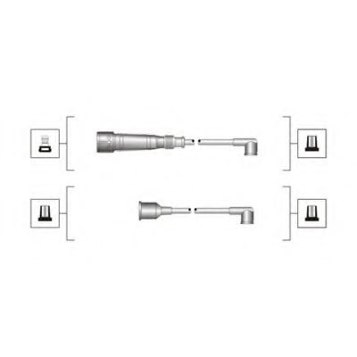 Комплект дротів запалювання (MSQ0023) MAGNETI MARELLI 941319170023