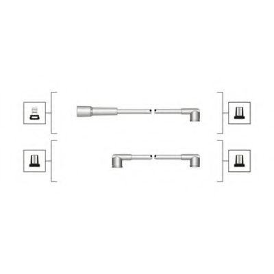 Комплект дротів запалювання (MSQ0060) MAGNETI MARELLI 941319170060