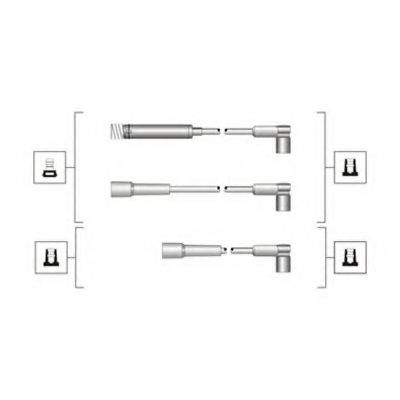 Комплект дротів запалювання (MSQ0072) MAGNETI MARELLI 941319170072