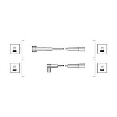 Дроти високовольтні, комплект MAGNETI MARELLI 941319170097