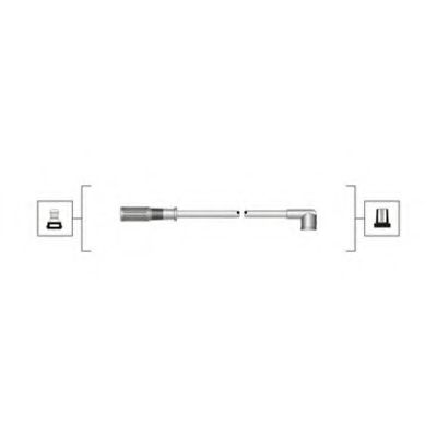 Комплект дротів запалювання (MSQ0098) MAGNETI MARELLI 941319170098