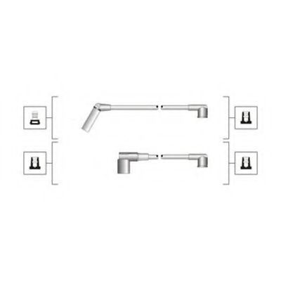 Комплект дротів запалювання (MSQ0117) MAGNETI MARELLI 941319170117