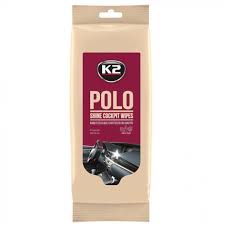 Серветки для догляду за панеллю приладів K2 Polo Shine Wipes, 24 шт K2 K420