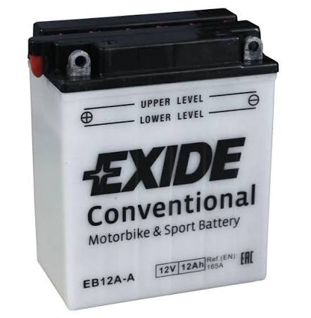 Акумулятор Exide Conventional 12В 12 Аг 165А(EN) L+ EXIDE EB12AA