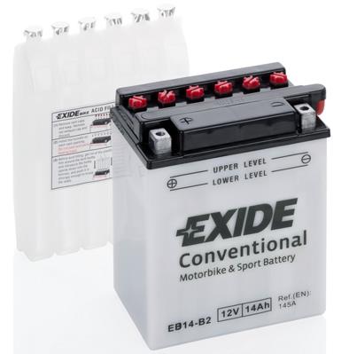 Акумулятор Exide Conventional 12В 14 Аг 145А(EN) L+ EXIDE EB14B2