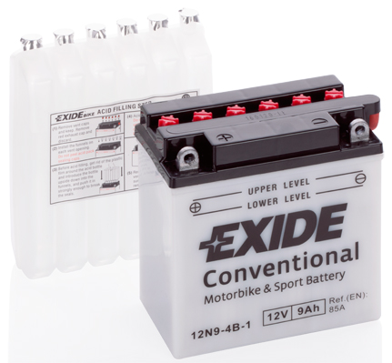 Акумулятор Exide Conventional 12В 9Ач 85А(EN) L+ EXIDE 12N94B1
