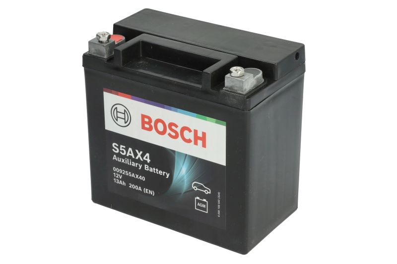 Акумулятор BOSCH AGM AUXILIARY 12В 13 Аг 200А(EN) L+ BOSCH 0092S5AX40