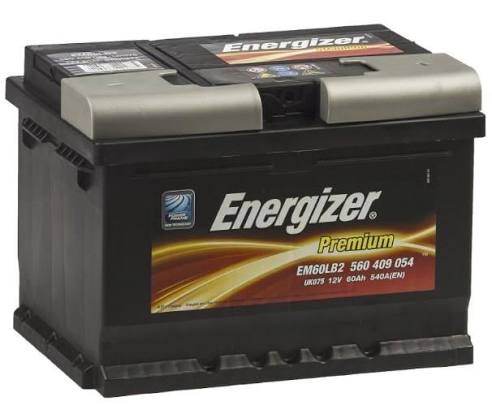 Акумулятор Energizer Premium 12В 60 Аг 540А(EN) R+ ENERGIZER 560409054