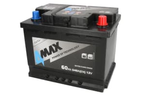 Акумулятор 4max 12В 60 Аг 540А(EN) R+ 4MAX BAT60540R