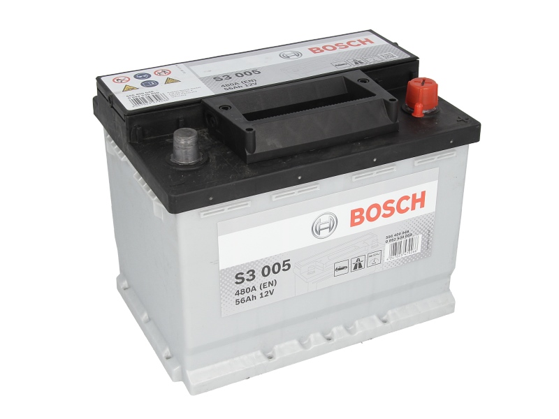 Акумулятор Bosch 12В 56 Аг 480А(EN) R+ BOSCH 0092S30050