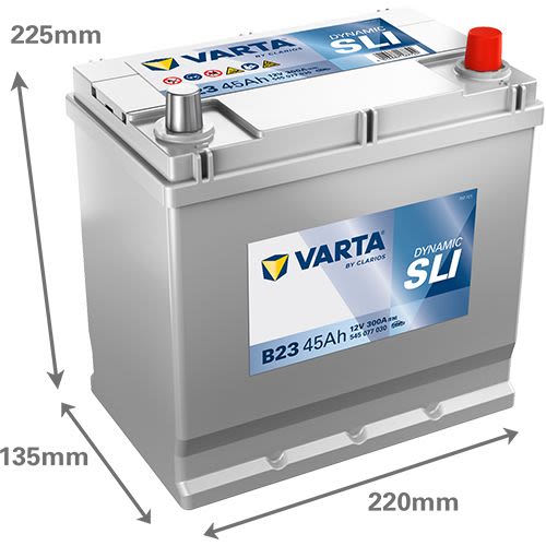 Акумулятор Varta Black Dynamic 12В 45 Аг 300А(EN) R+ VARTA 545077030