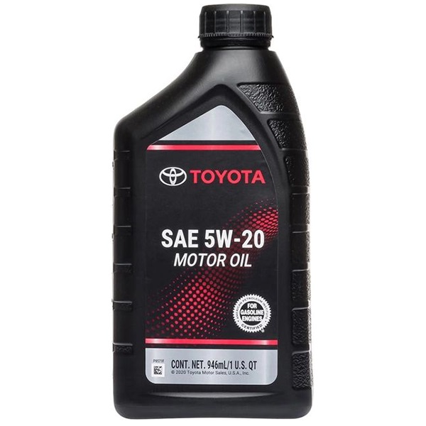Олива моторна Toyota SN 5W-20, 0,946 л TOYOTA / LEXUS 002791QT20