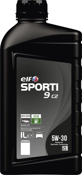 Моторна олива Elf Sporti 9 C2 5W-30 1л. ELF 210451