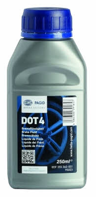 Рідина гальмівна DOT4 250 мл HELLA 8DF355360001