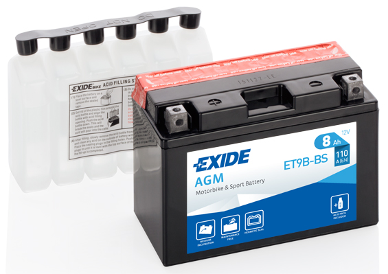 Акумулятор Exide AGM 12В 8 Аг 110А(EN) L+ EXIDE ET9BBS