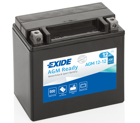Акумулятор Exide AGM Ready 12В 12 Аг 200А(EN) L+ EXIDE AGM1212