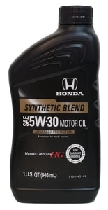 Моторна олива Honda Synthetic Blend 5W-30, 0,946л HONDA 087989134