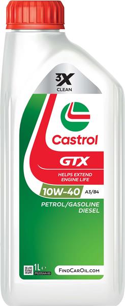 Моторна олива CASTROL GTX ULTRACLEAN 10W-40 1л. CASTROL 15F120