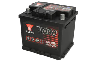 Акумулятор Yuasa YBX3000 SMF 12В 45 Аг 380А(EN) L+ YUASA YBX3077