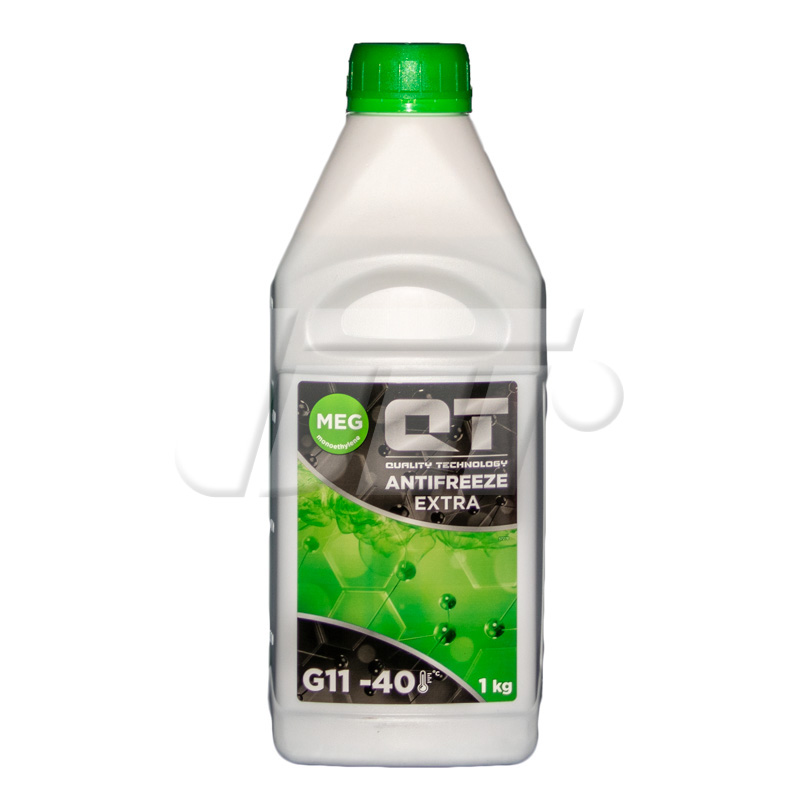 Антифриз QT MEG EXTRA -40 G11 зелений 1кг QT-oil QT562401