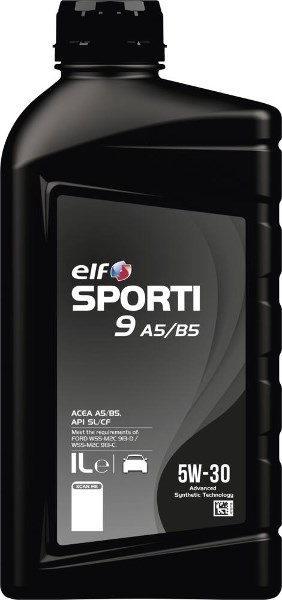 Олива моторна ELF SPORTI 9 A5/B5 5W-30, 1л ELF 208444