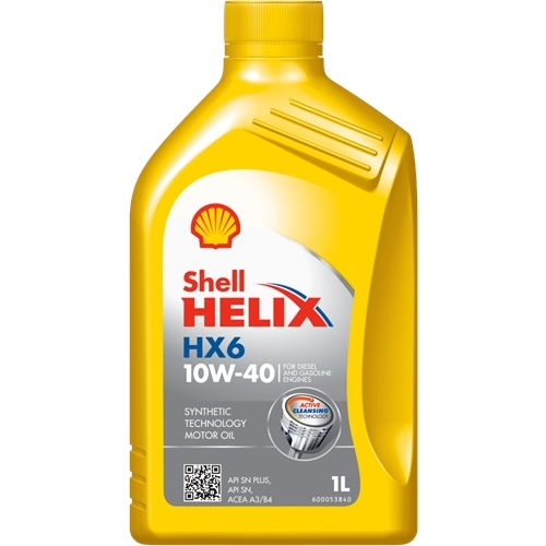 Олива моторна SHELL Helix HX6 10W-40 1л SHELL 550039790